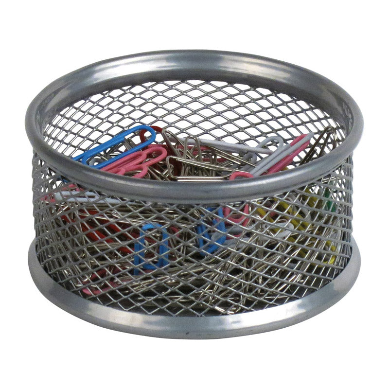 Metal staples holder Axent 2113-03-A, 80x80x40 mm, silver