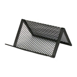 Metal name card holder Axent 2114-01-A, 95x80x60 mm, black