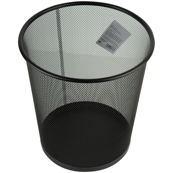 Kosz na papier Axent 2119-01-A, 260x280mm, metalowy, czarny