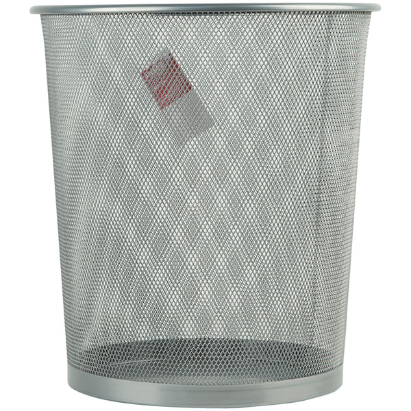 Kosz na papier Axent 2119-03-A, 260x280mm, metalowy, srebrny