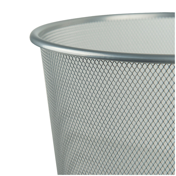 Kosz na papier Axent 2119-03-A, 260x280mm, metalowy, srebrny