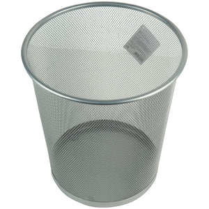 Kosz na papier Axent 2119-03-A, 260x280mm, metalowy, srebrny