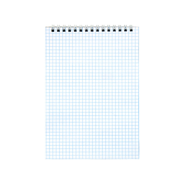 Spiral notebook Axent D8012-01, А5, 48 sheets, squared paper, assorted colours
