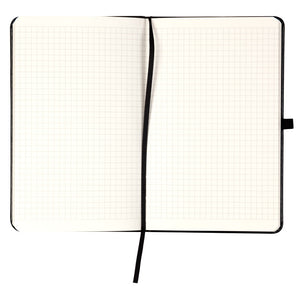 Notebook Axent Partner Lux 8202-A, 125*195 mm, 96 sheets, squared paper, black