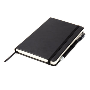 Notebook Axent Partner Lux 8202-A, 125*195 mm, 96 sheets, squared paper, black