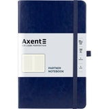 Notebook Axent Partner Lux 8202-02-A, 125*195 mm, 96 sheets, squared paper, dark blue