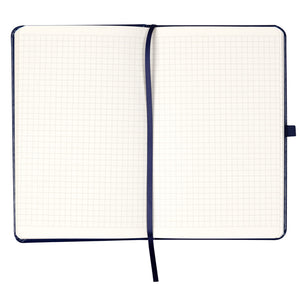 Notebook Axent Partner Lux 8202-02-A, 125*195 mm, 96 sheets, squared paper, dark blue