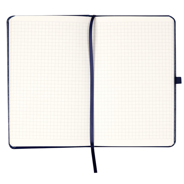 Notebook Axent Partner Lux 8202-02-A, 125*195 mm, 96 sheets, squared paper, dark blue