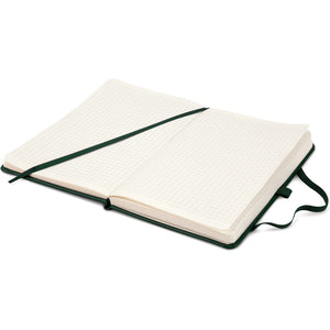 Notebook Axent Partner Lux 8202-04-A, 125*195 mm, 96 sheets, squared paper, green