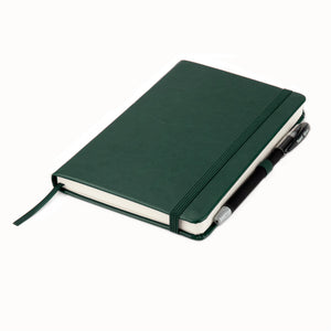 Notebook Axent Partner Lux 8202-04-A, 125*195 mm, 96 sheets, squared paper, green