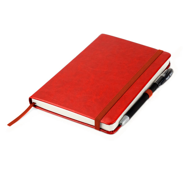 Notebook Axent Partner Lux 8202-06-A, 125*195 mm, 96 sheets, squared paper, red