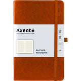 Notebook Axent Partner Lux 8202-19-A, 125*195 mm, 96 sheets, squared paper, brown