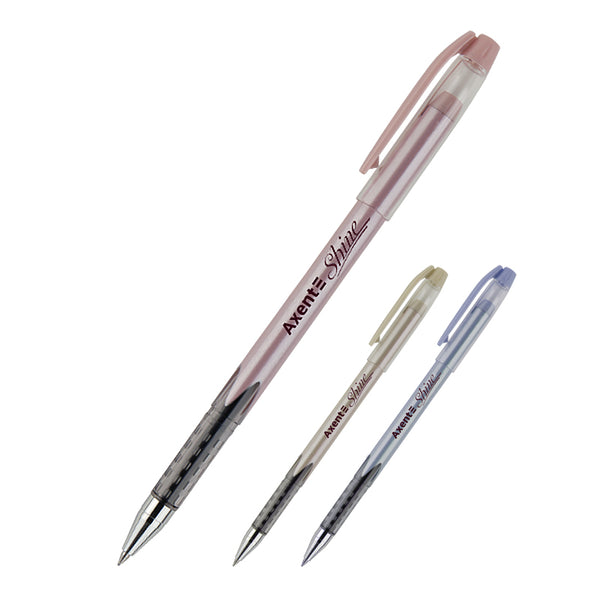 Semi-gel pen Axent Shine AB1063-02-A, 0.7 mm, blue