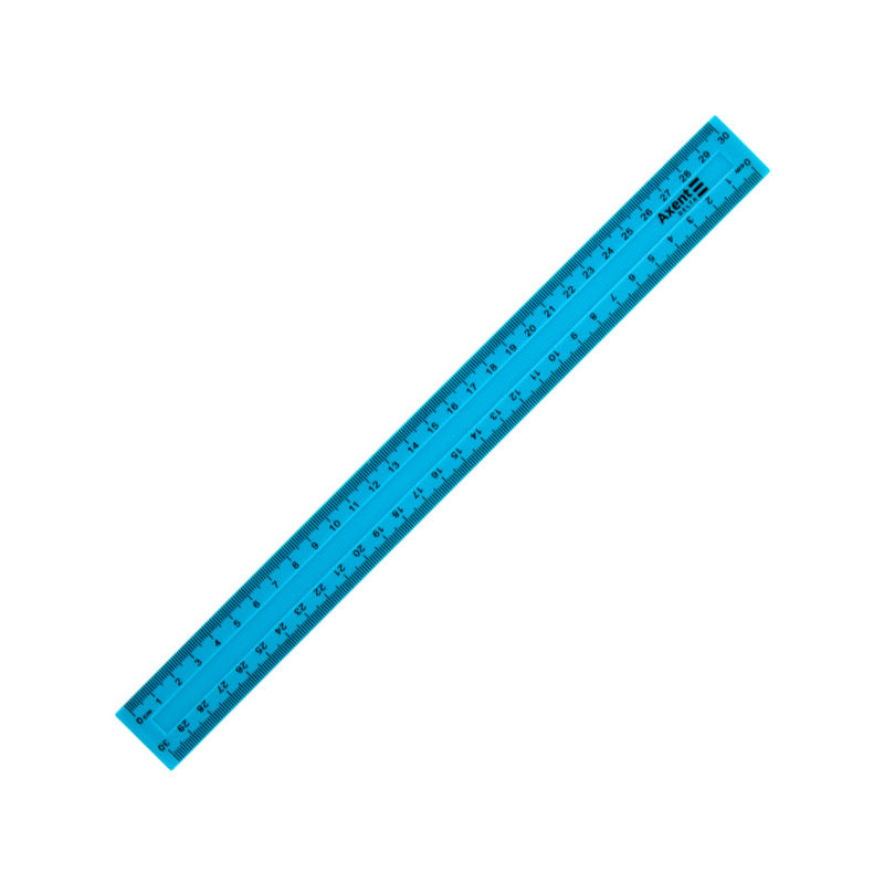 Ruler Delta D9800-03, 30 cm, plastic, blue