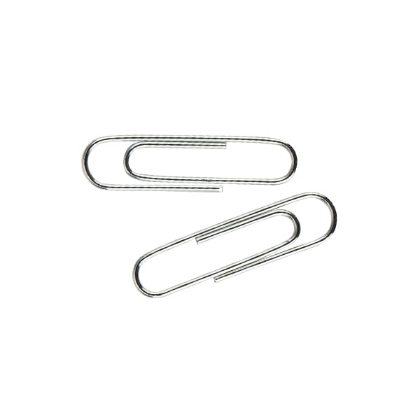 Zinc paper clip Delta D4113, 25 mm, 50 pcs.