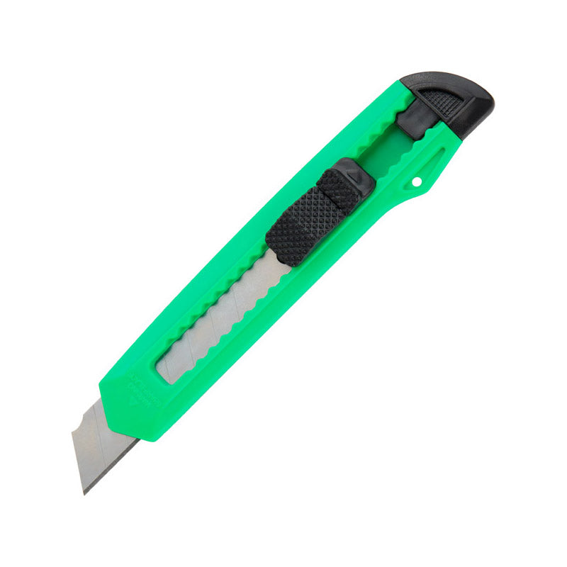 Cutter Delta D6526, plastic body, 18 mm, green
