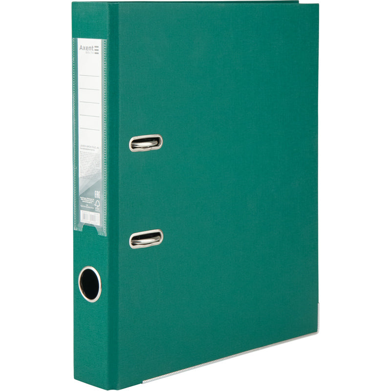 Segregator biurowy dwustronny Delta D1711-23P, A4, 5 cm, po rozłożeniu, ciemnozielony