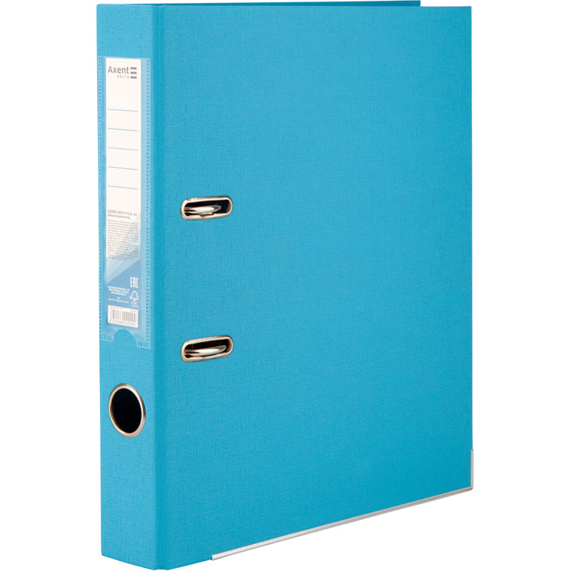 Segregator biurowy dwustronny Delta D1711-29P, A4, 5 cm, po rozłożeniu, jasnobłękitny