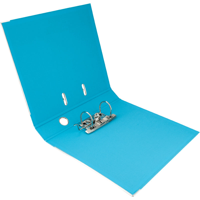 Segregator biurowy dwustronny Delta D1712-29P, A4, 7,5 cm, po rozłożeniu, jasnobłękitny