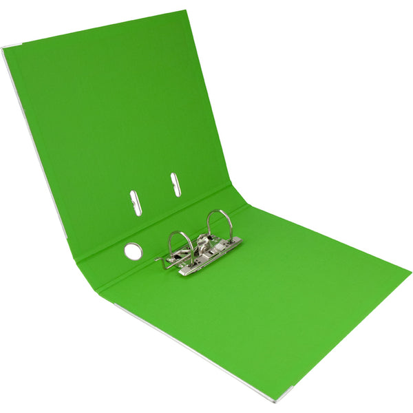 Lever-arch file Axent Delta D1712-30P, 7,5 cm, double-sided, non-assembled, light green
