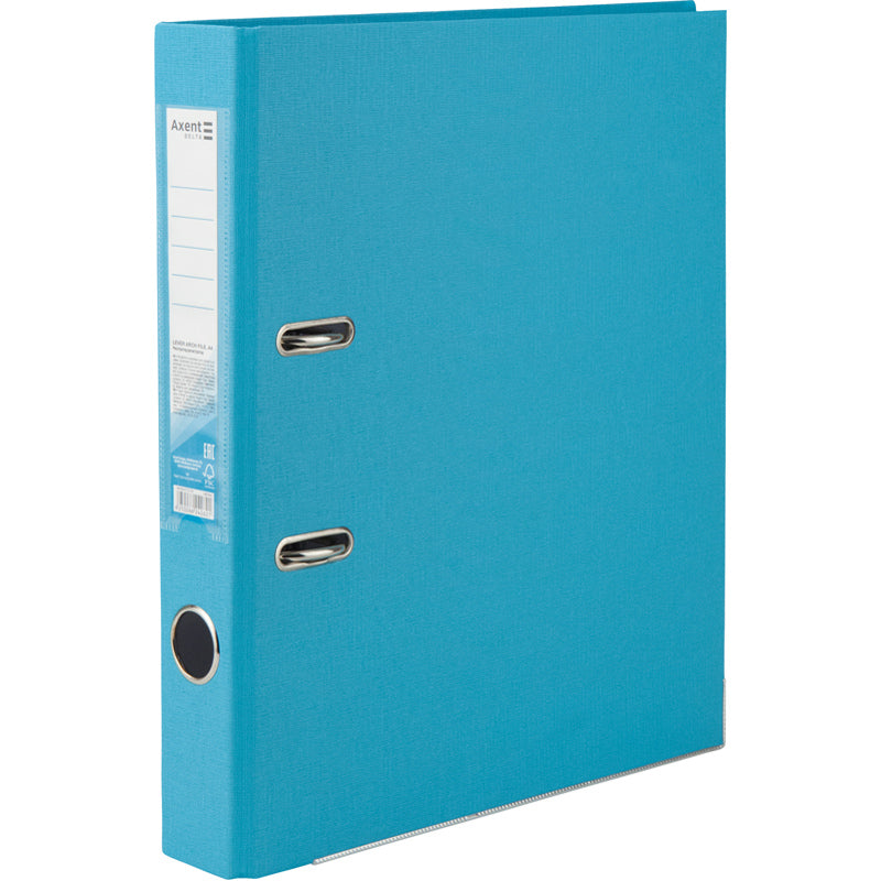 Lever-arch file Axent Delta D1713-29P, 5 cm, one-sided, non-assembled, light blue
