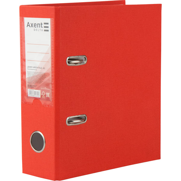 Lever-arch file Axent Delta D1718-06P, A5, 7,5 cm, non-assembled, red