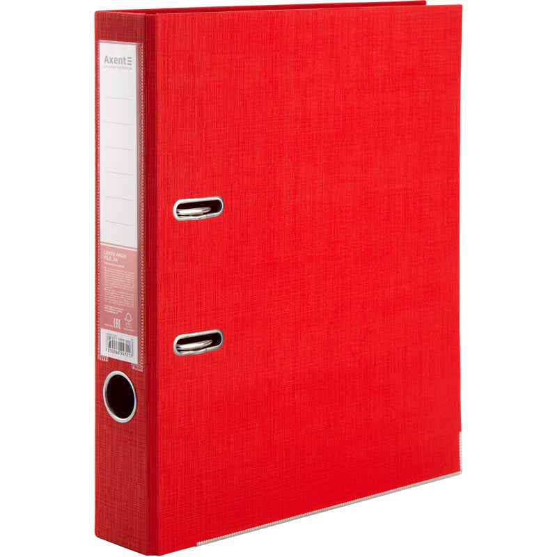 Lever-arch file Axent Prestige+ 1721-06P-A, 5 cm, double-sided, non-assembled, red