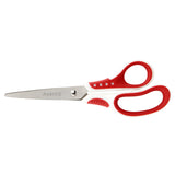 Scissors Axent  Shell 6304-06-A, 18 cm, white-red
