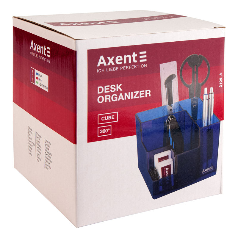 Desk organizer Axent Cube 2106-02-A, blue