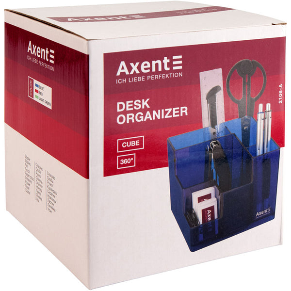 Desk organizer Axent Cube 2106-06-A, red