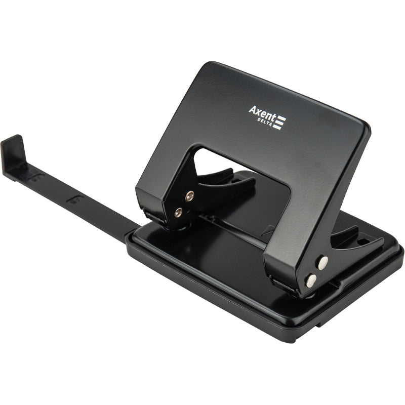 Hole punch Delta D3520-01, metal top, 20 sheets, black