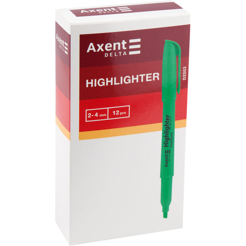 Marker Delta Highlighter D2503-12, 2-4 mm, orange
