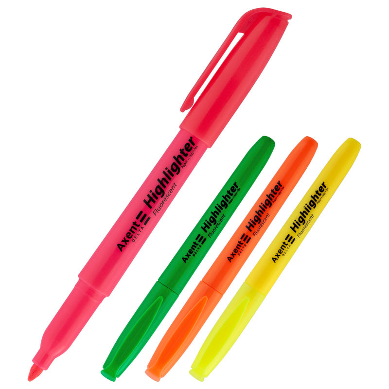 Marker Delta Highlighter D2503-40, 2-4 mm, set of 4 colors