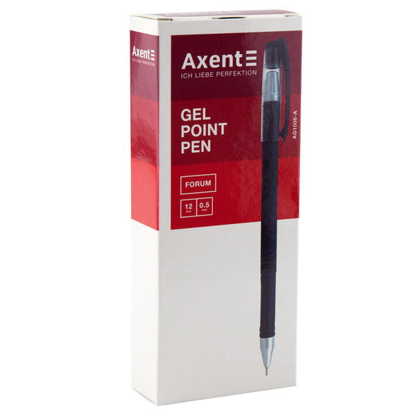 Gel pen Axent Forum AG1006-01-A, 0,5 mm, black