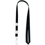 Lanyard with carabiner for badge Axent 4531-01-A, black