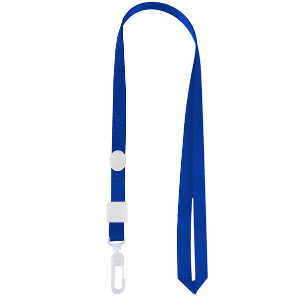 Lanyard with carabiner for badge Axent 4531-02-A, blue