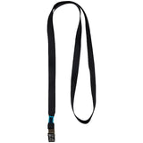 Lanyard for a badge with a metal clip Axent 4532-01-A, black