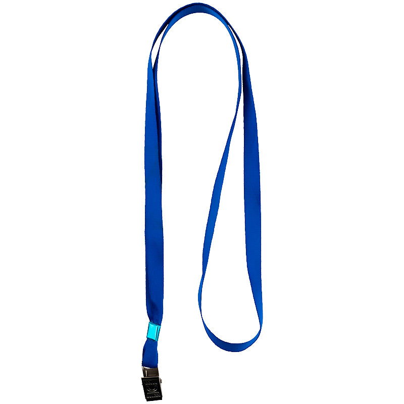 Lanyard for a badge with a metal clip Axent 4532-02-A, blue