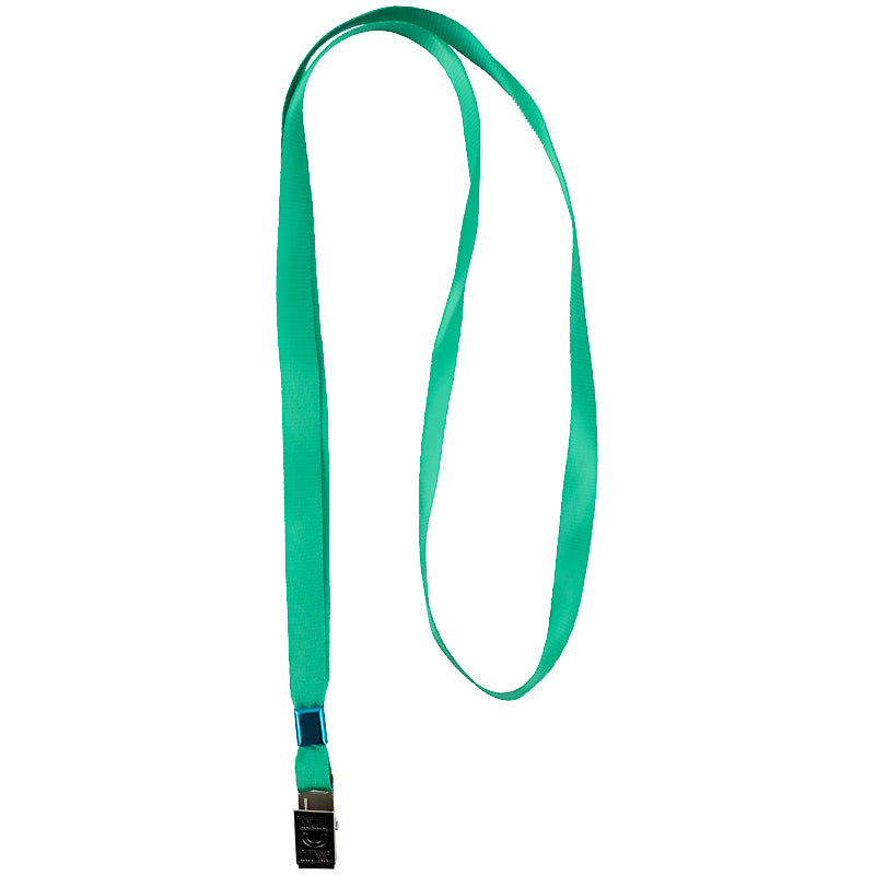 Lanyard for a badge with a metal clip Axent 4532-04-A, green