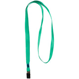 Lanyard for a badge with a metal clip Axent 4532-04-A, green