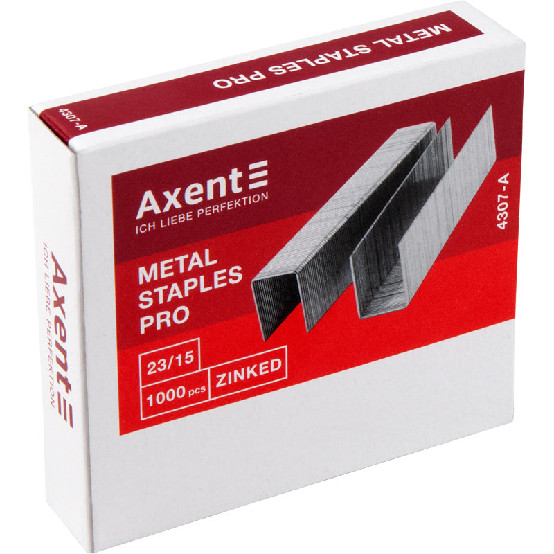 Staples Axent Pro 4307-A, 23/15, 1000 pcs. per box