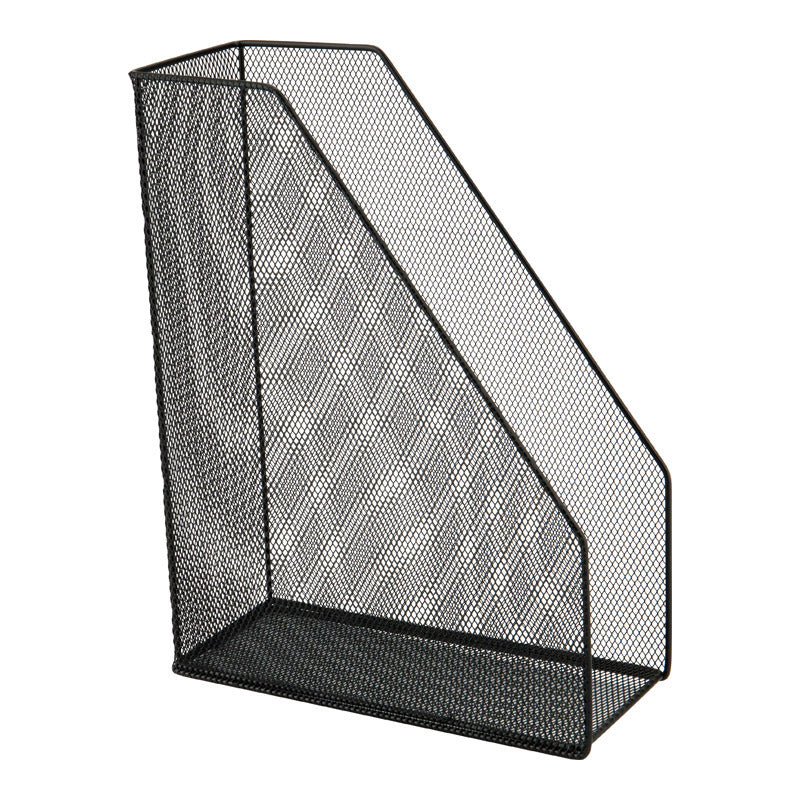 Document tray Axent 2120-01-A, vertical, 100x250x320 mm, metal, black
