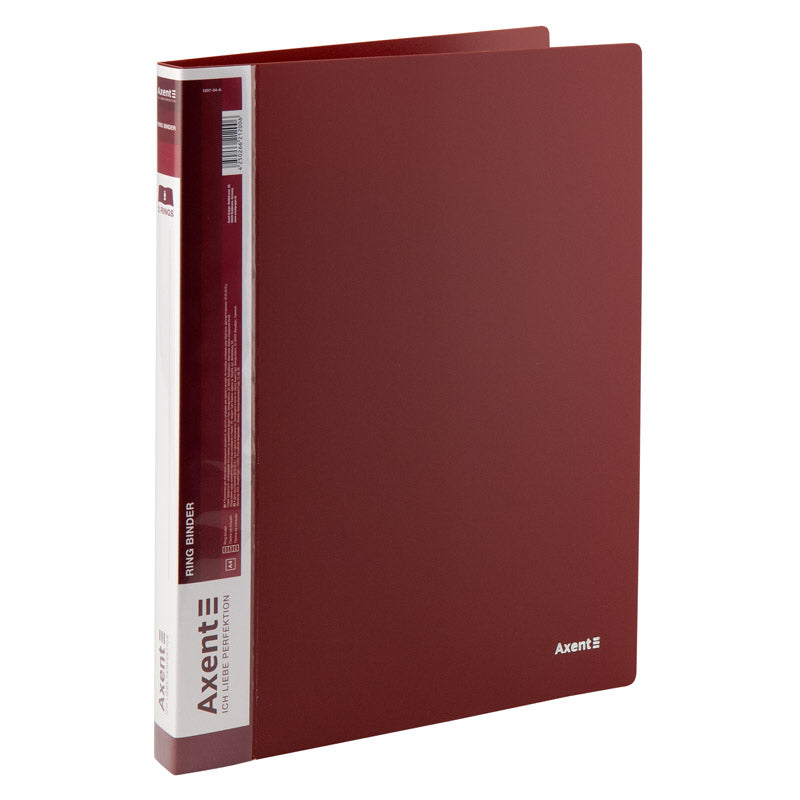 2-rings folder Axent 1207-04-A, 25 mm, bordo