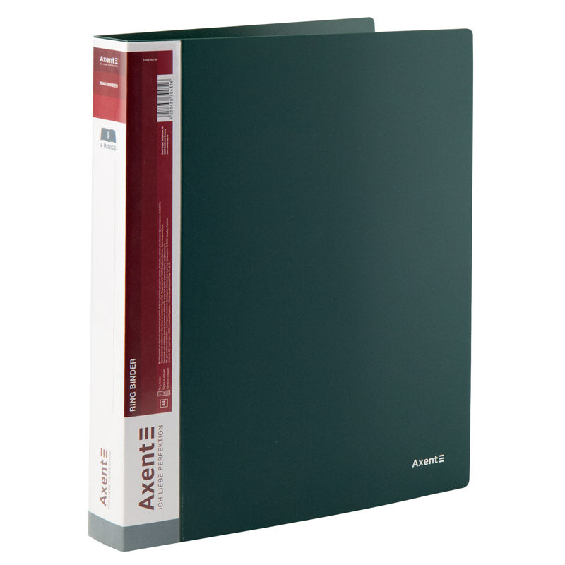4-rings folder Axent 1208-05-A, 35 mm, green