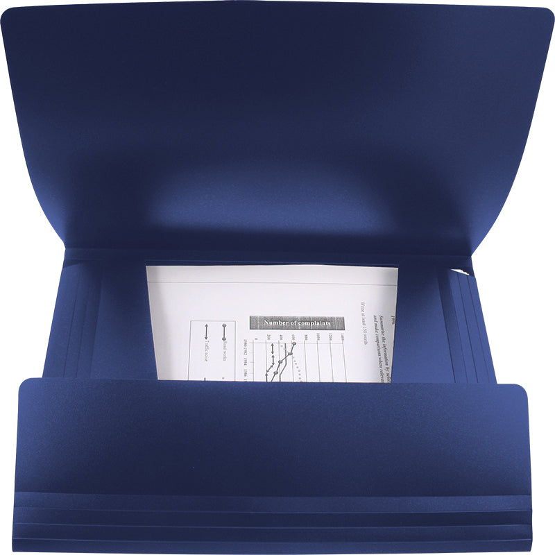 Folder with elastic bands Axent 1508-02-A, А4, blue