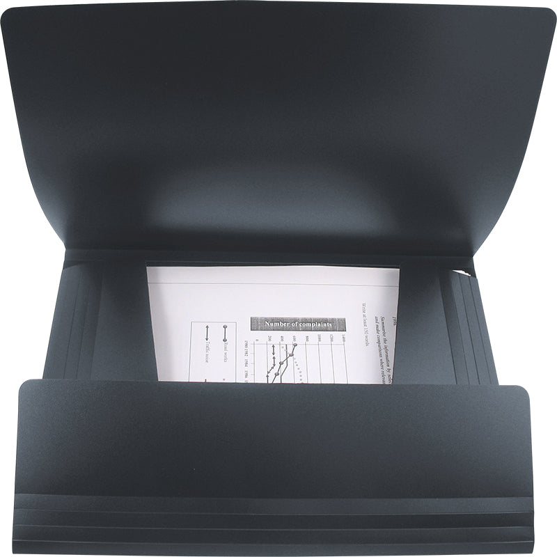 Folder with elastic bands Axent 1508-03-A, А4, grey
