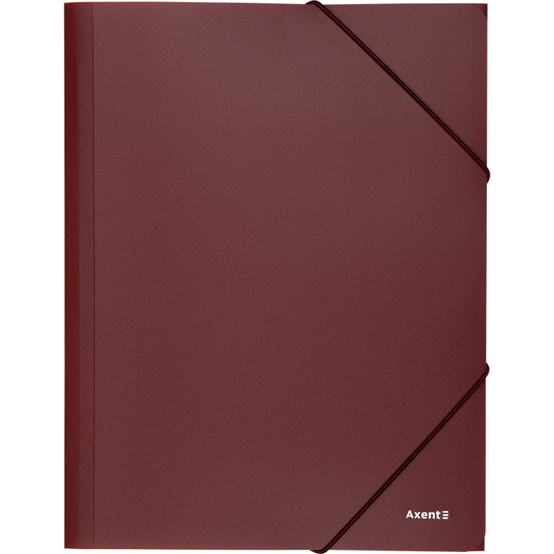 Folder with elastic bands Axent 1508-01-A, А4, bordo