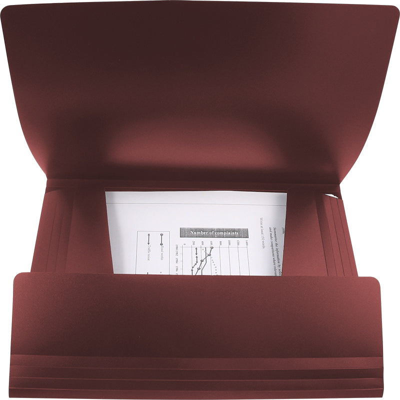 Folder with elastic bands Axent 1508-01-A, А4, bordo