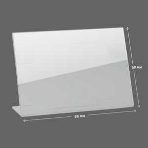 Information card stand Axent 4535-A, 88*59 mm, one-sided