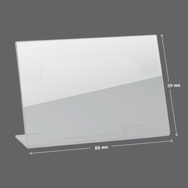 Information card stand Axent 4535-A, 88*59 mm, one-sided
